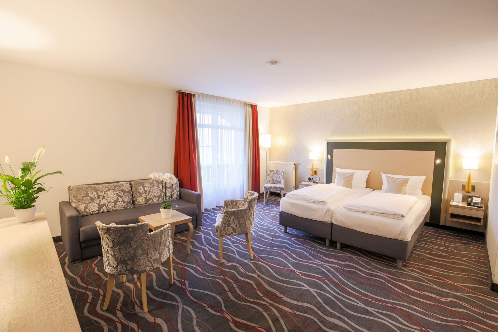 Junior Suite mit offenem Wohn- und Schlafbereich